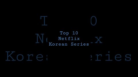 😱You Never Watched Top 10 Best Korean Series On Netflix