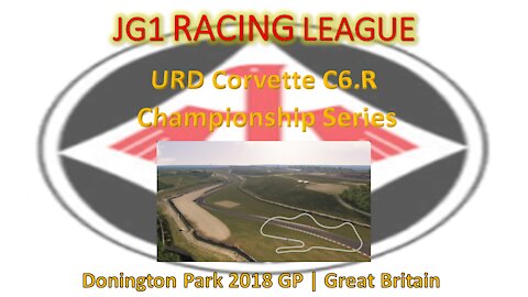 Race 4 | JG1 Racing League | URD Corvette C6.R | Donington Park 2018 GP | Great Britain