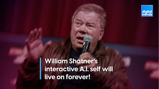 William Shatner’s interactive A.I. self will live on forever!