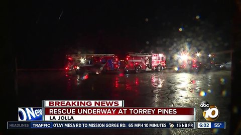 Two people rescued from cliff at Torrey Pines