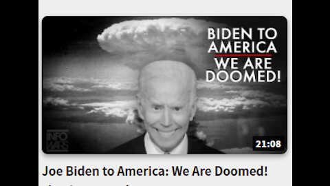 Joe Biden to America: We Are Doomed!