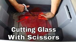 Is It Actually Possible To Cut Glass With Scissors Underwater?