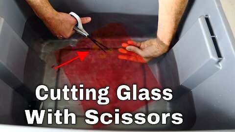 Is It Actually Possible To Cut Glass With Scissors Underwater?