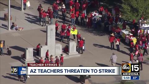 Arizona teachers planning walk-ins as they call for higher pay