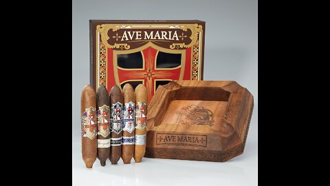 Ave Maria Cigar and Ashtray Gift Set
