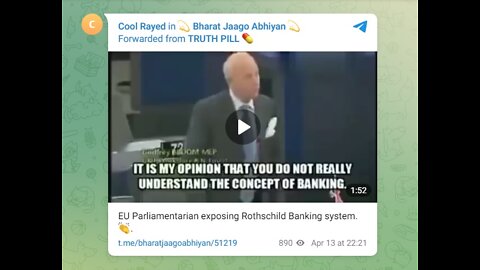 EU Parliamentarian Exposing Rothschild Banking System