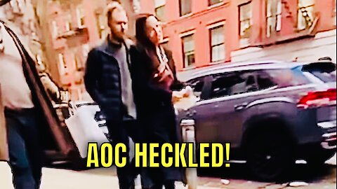 AOC gets HECKLED on her own Streets!