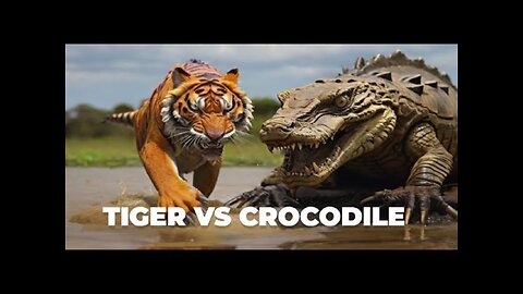 TIGER VS CROCODILE FIGHT - WHO WILL WIN?