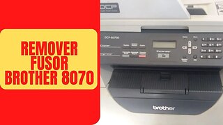 Fusor impressora brother 8070 8080 com problema