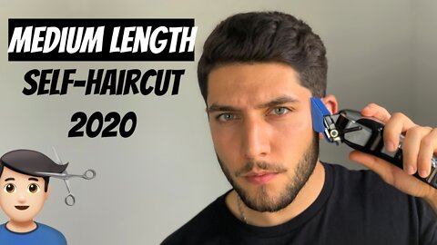 Medium Length Self-Haircut Tutorial 2020 | How To Cut Your Own Hair