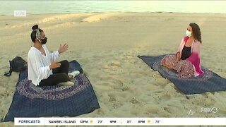 Beach Yoga returns to Cape Coral beach