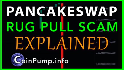 Pancake Swap RUG PULL EXPLAINED! Can't sell your tokens on Pancakeswap? INSUFFICIENT_OUTPUT_AMOUNT?