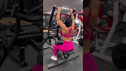 Back female workout #workoutchallenge #gymworkout #shorts