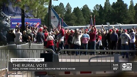 The rural vote: VP Mike Pence holds rally in Flagstaff