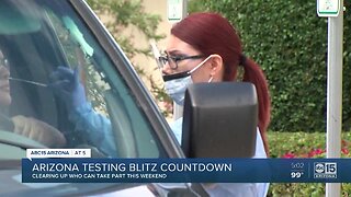 Arizona coronavirus testing blitz countdown