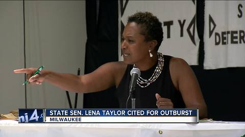 State Senator Lena Taylor cited by Milwaukee Police after bank incident