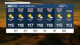 FORECAST: Excessive Heat Warning in effect throughout Arizona this week