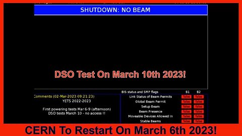 CERN To Restart In Less Than 48 Hours March 4th 2023!