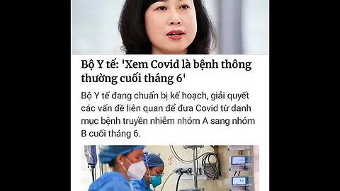 "BỘ Y TẾ" - "XEM COVID LÀ BỆNH THÔNG THƯỜNG CUỐI THÁNG 6" #shorts