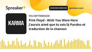 Pink Floyd - Wish You Were Here J'aurais aimé que tu sois là Paroles et traduction de la chanson