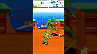 Eu Gosto Daquela Música 🎸... TMNT - Turtles in Time COOP Snes