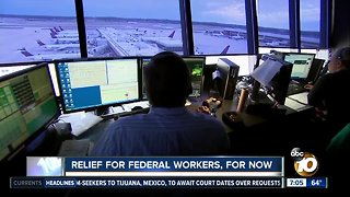 Relief for Federal Workers, for now