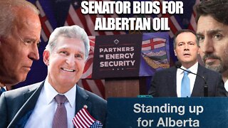 Sen. Joe Manchin visits Alberta to talk energy security with Premier Jason Kenney