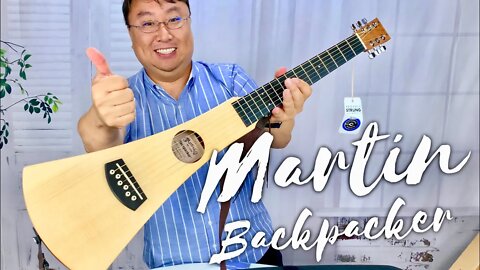 Martin Backpacker Travel Acoustic Guitar Unboxing