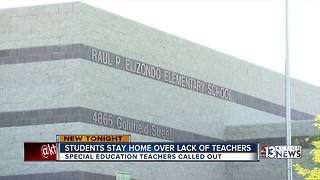 North Las Vegas school asks special education students to stay home