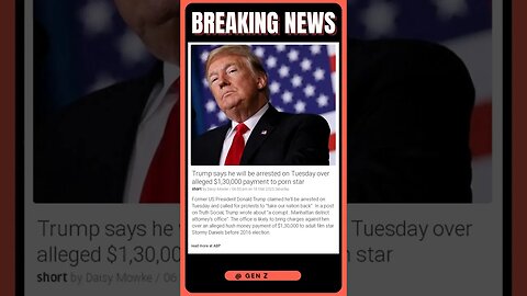 Trump says: he will be arrested on Tuesday over alleged $1,30,000 payment to porn star