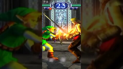 #shorts LINK ZELDA - SOUL CALIBUR 2 - GAME CUBE #gameplay #nintendo #xbox #playstation #zelda