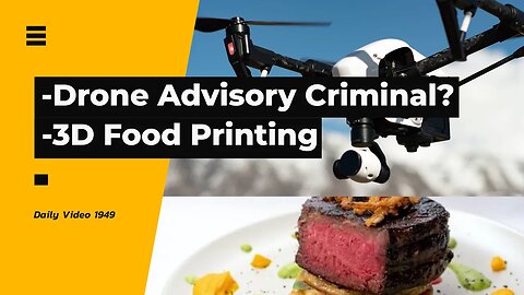 Drone Advisory Task Force Member Criminal Record, Mooji 3D Food Printing