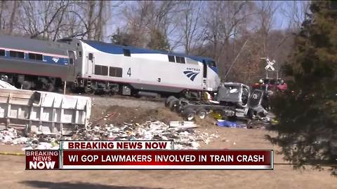 Wisc. GOP lawmakers involved in train crash