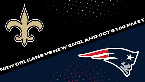 New Orleans Saints vs New England Patriots Prediction and Picks - NFL Picks Week 5