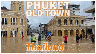Phuket Old Town Flooded - October 16, 2022