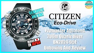 Legendary! | Citizen Promaster Aqualand 200m Quartz Diver BN2024-05E Unbox & Review