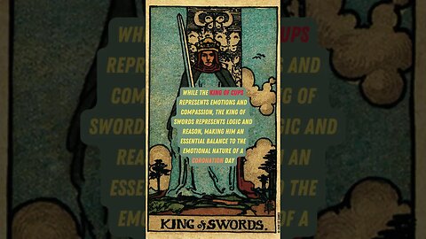 CORONATION TAROT! King of Swords! #shorts #coronation #tarot