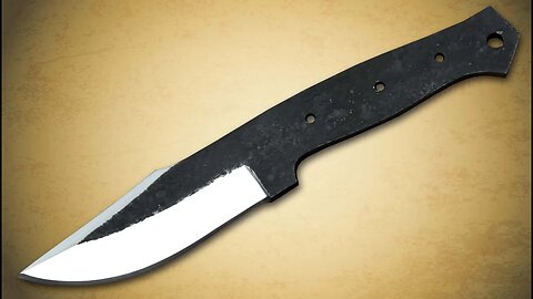Ranger Knife Military Knife Utility Knife Hammered 1095 High Carbon Steel Blank Blade Hunting Knife