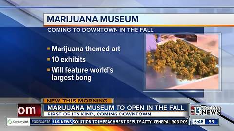 Marijuana museum to open this fall