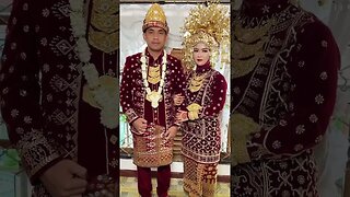 PENGANTIN PAKAIAN ADAT PALEMBANG SUMATERA SELATAN INDONESIA #shorts #short #shortvideo