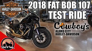 2018 Harley-Davidson Fat Bob Softail Test Ride