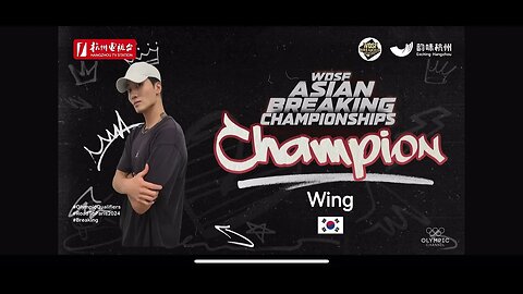 BBoy Wing Vs X-rain "Final Battle" Breaking For Gold Asian Championships 2023