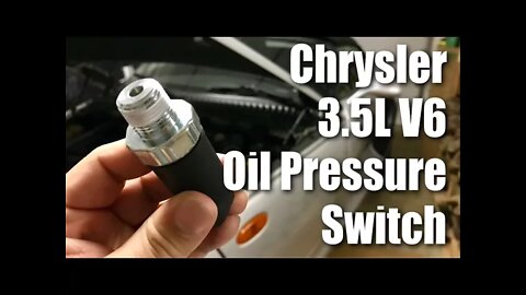 How to replace the oil pressure sensor on the 2001 3.5L Chrysler V6 engine in my Plymouth Prowler