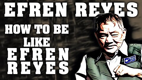 Efren Reyes discusses how YOU can BE LIKE EFREN REYES!