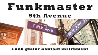 FUNKMASTER - Funky guitar KONTAKT Instrument