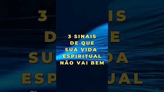 3 sinais de que sua vida espiritual não vai bem #shorts #deus #jesus #igreja #cristão #sinais