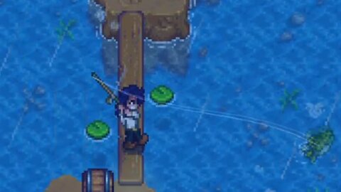 Gameplay: Stardew Valley - Fishing(Mountains Rain Version)