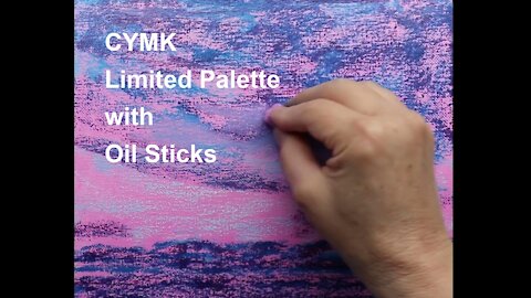 TIME LAPSED PAINTING OIL | CYMK Limited Palette | Oil Stick Art | Montana Artist Carol Zirkle