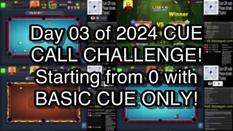 Day 03 of 2024 CUE CALL CHALLENGE! Starting from 0 with BASIC CUE ONLY!