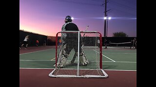 VGK fans so inspired by team, they're playing street hockey